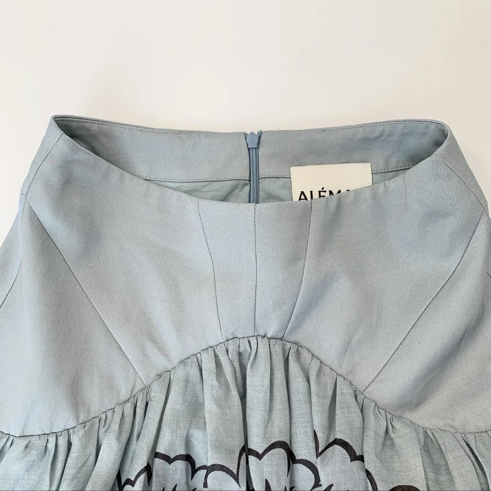 ALEMAIS Madalena Skirt Blue - Picture 11 of 11